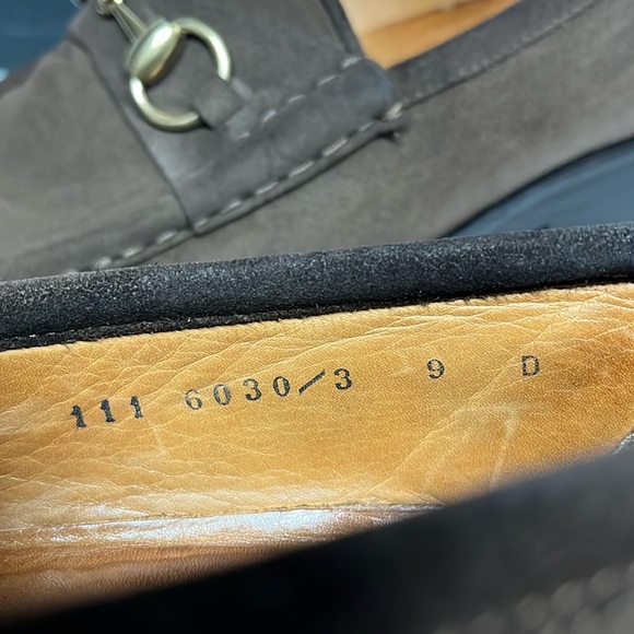 GUCCI Horsebite Brown Loafers With Rubber Soles Men’s Size 9D - Picture 8 of 16